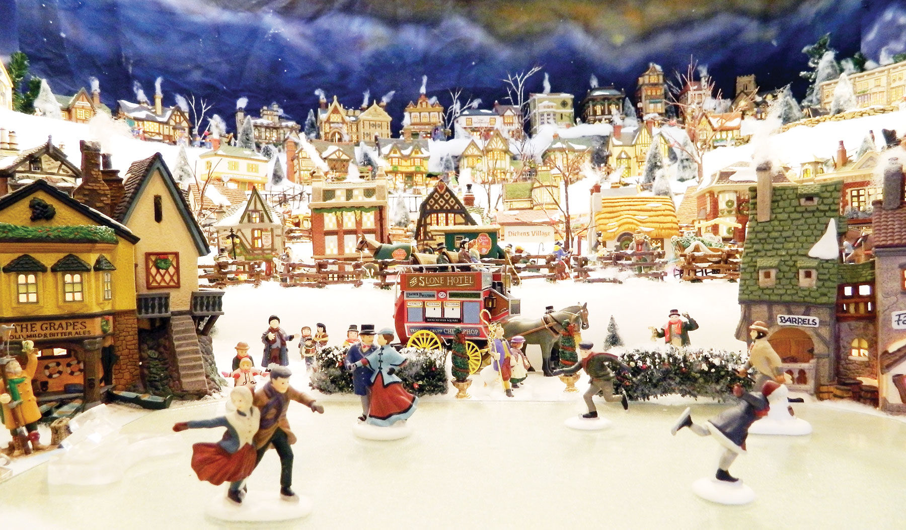 Miniature village brought to life